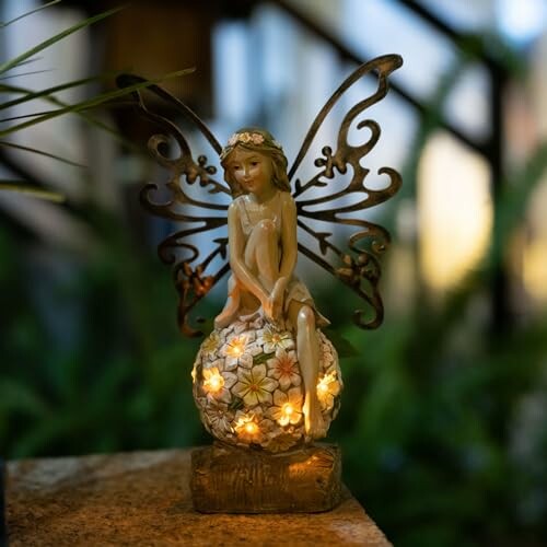 Flower Fairy Garden Decor