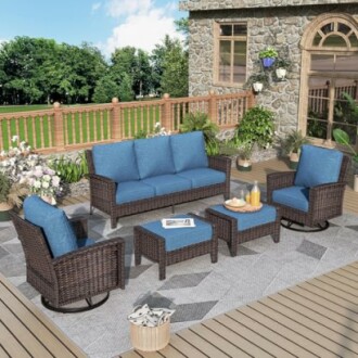 MIXPATIO 5-Piece Patio Furniture Set