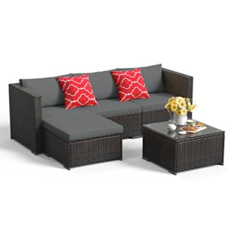 Aiho Outdoor Patio Furniture Set